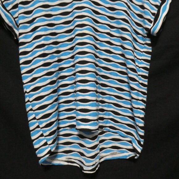 JONES NEW YORK SPORT | medium | Blue - White - Black | Short Sleeve Shirt - Picture 6 of 16